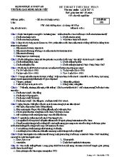 Đề thi kết thúc học phần Lịch sử 12 - Mã đề 570 - Trường Cao đẳng Bách Việt